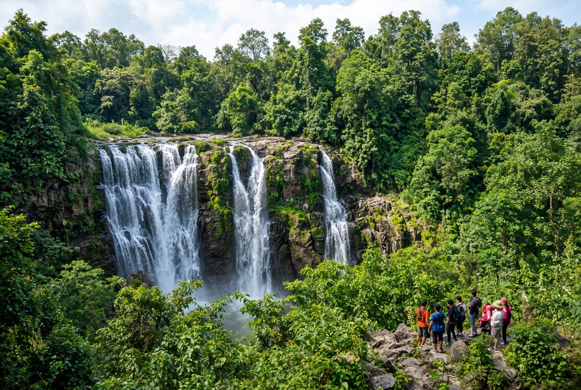 Air Terjun Sumber Pitu Pujon Daya Tarik Rute Perjalanan dan Tips Berkunjung